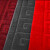 冰禹 BYlj-145 PVC压花拉绒地毯 走廊过道门垫 酒店防滑地垫 暗红色1.6m宽*15m（整卷）