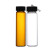 迈恻亦样品瓶透明棕色化工实验室液体展示储液瓶小号玻璃瓶带塑料盖密封 50ml 棕色