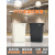 长方形户外垃圾桶2024新款带盖大容量厨房商用餐饮厨余办公室 40L奶白色YYN长方形桶(带盖款)