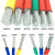 番禺五羊 国标铝线BLVV电缆双胶双皮铝芯电线 10平方100米绿色