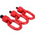 京棣工品 吊环 金属万向吊环 起重模具吊环 螺栓螺丝旋转吊扣 一个价 M20*30mm（红色） 