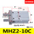 气动手指气缸HFZ/MHZ2-10d16d20d25d32d140d2dn平行开闭气爪 白色 MHZ2-10C (常闭)