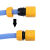 迈恻亦塑料快速接头洗车配件四分水管用通水接高压洗车水枪4分6软管一寸 塑料4分通水接