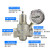 不锈钢减压阀Y13X-16P自来水减压稳压阀 螺纹丝扣可调式4分调压阀 DN40   (带压力表)