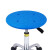 浦镕实验室凳子美容室工作椅蓝色凳面工厂圆凳可定制PU723轮子款