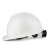 阿力牛 ATH-006 V型安全帽 施工工地国标加厚防砸抗冲击头盔建筑工程 可印字 V型白色标准款整箱40顶