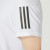阿迪达斯 （adidas）男装 2024夏季新款运动服三条纹跑步健身短袖休闲舒适透气圆领T恤 白色/反光细节 XS/170/84