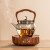 电陶炉围炉煮茶器家用小型迷你静音电热茶炉铁壶陶壶玻璃煮茶炉 《巧茗Q9》电陶炉-白
