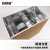 安赛瑞 泡沫箱 生鲜保温箱 可折叠冷链牛皮纸铝箔保温纸箱 430×210×270mm（5个装） 240150