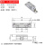 须特（XUTE）锌合金50mm 304不锈钢碰珠 锌合金大力门碰珠 球形扣卡扣碰锁 安全锁碰锁