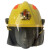 美康（meikang）FTK-B/A 消防战斗服头盔 防冲击耐穿刺半盔式消防头盔  均码