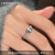 QIQ银珍珠戒指女小众设计开口戒轻奢感时尚食（520情人节生日礼物） S925银施家灰珍珠戒指