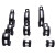 冰禹 304不锈钢连胶条喉箍 R型固定夹电缆电线卡箍抱箍 直径42mm（5个） BYyn-427