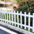 谋福（CNMF）户外木栅栏 花园围栏草坪庭院木护栏碳化木栅栏【白色100*100*125（厚13mm）】