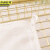 京洲实邦 商用白色双层包边棉纱挂绳清洁擦手巾【20条白色20*20cm】JZSB-2519