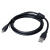 三菱GOT1000/GT11/GT15触摸屏编程电缆数据下载线GT09-C30USB-5P 透明蓝USB-MiniT型口 2m