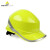 代尔塔 DELTAPLUS 102018 ABS绝缘安全帽带荧光条 织物内衬防砸防撞减震含下颚带 1顶 黄色
