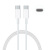 Apple 苹果原装手机iPhone15/Plus/proMax手机充电线双头Type-c快充线MacBook平板iPad Pro平板电脑线 USB-C数据线2米【不含头】