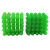 冰禹 BYzz-01 绿色塑料型膨胀胶塞 飞机型膨胀螺丝胶粒胀管 M6（500个/包）
