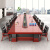 奈高油漆贴木皮大型会议桌长条桌现代简约会议室接待洽谈桌4米