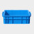 NANBANQIU南半球 塑料周转箱框运输筐储物箱长方形塑料收纳箱塑料盒  320箱350*240*110mm 蓝色
