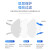 马斯奥活性炭杯型口罩N95口罩头戴式防尘透气工业粉尘焊接雾霾防护  白色