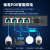 慧谷 POE光纤收发器百兆1光4电POE+1光1电 多模双纤 光电转换器 电信级 SC接口 2km 1对价