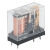 CHFU 【套装 G2R-1-E DC12V 配导轨底座 一开一闭 8脚 5件价格】通用小型继电器