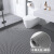 谐晟 PVC镂空防滑垫 厨房洗手间厕所塑料垫地垫 厚4.5mm 1.2米宽15米长 整卷 灰色