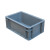 加厚EU箱过滤箱物流箱塑料箱长方形周转箱欧标汽配箱工具箱收纳箱B 43148号【400_300_148】 灰色