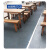 海斯迪克 PVC镂空防滑垫 S形塑料地毯浴室地垫门垫 灰色1.2m*1m (厚4.5mm) HKT-281