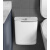 壁挂式挂壁带盖垃圾桶卫生间夹缝厕所厨房客厅悬挂卫生桶纸篓 8L+8L实惠两个装