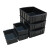 防静电盒元件盒电子物料平口盒黑色加厚周转箱小号塑胶盒塑料方盘 2号方盘440*295*80MM