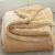祝景小毛毯被子羊羔绒毯双层加厚春秋冬季办公室午睡毯单人珊瑚绒毯子 卡其色 100X120cm