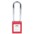 CHBBU 76mm钢梁工业安全挂锁危险能源隔离锁LOTO上锁挂牌个人生命锁 红色 KA通开 配1把钥匙