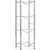 时通三四五层加固桶装水架子 纯净水桶放置架子收纳架 矿泉水支架陈列架倒置银色三层25管