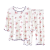 南极人儿童莫代尔面膜睡衣女童空调服夏季薄款套装冰丝宝宝家居服 粉大草莓花边(11222) 150