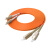 LHG 光纤跳线 LC-SC 多模双芯 橙色 15m LC/SC-MM-15米