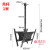鸿隆（HONGLONG）电视吊架挂架通用液晶电视机吊杆吊顶架旋转360度伸缩支架 双面吊架0.5-1米 适用26-55英寸