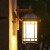 LED户外壁灯防水简约现代围墙外墙灯门柱阳台新中式壁灯 黑色 东京亭壁灯(不带灯泡)