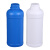 级塑料圆瓶250ml500毫升1L样品解胶剂瓶避光密封瓶试剂色精瓶 250ML乳白色瓶子