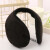 梓萤岔晚上睡觉耳罩 耳罩可侧睡 睡眠睡觉用的耳套保暖护耳朵防冻耳 黑色1个