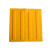 盲道砖橡胶 pvc安全盲道板 防滑导向地贴 30cm盲人指路砖F (底部实心)30*30CM(黄色点状)