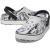 卡骆驰（crocs） 618女士OFFCOURT洞洞鞋 Black/White Marbled 3 US