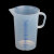 塑料量杯级加厚PP带刻度烧杯厨房烘焙工具奶茶进口VITLAB 3000ml 蓝色刻线