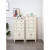 索菲亚e-hom官方直销美式斗柜复古实木卧室多层收纳柜家用抽屉式储物柜 象牙白色 一组 整装