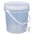 尚留鑫 手提塑料桶10L透明色带龙头水桶加厚储水洗手桶