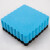 海斯迪克 HKW-250 白板擦 正方形5*5*2除尘擦海绵擦玻璃擦 淡蓝色波边形板擦（36个）
