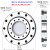 转盘 回转 支撑 支承 交叉滚子 轴承 RU 28 42 52 66 85 124 148 RU148XUUCC0P5级别 其他