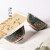 銀本舖日本进口九谷烧青粒铁仙陶瓷餐具米饭碗 夫妻情侣对碗礼盒装